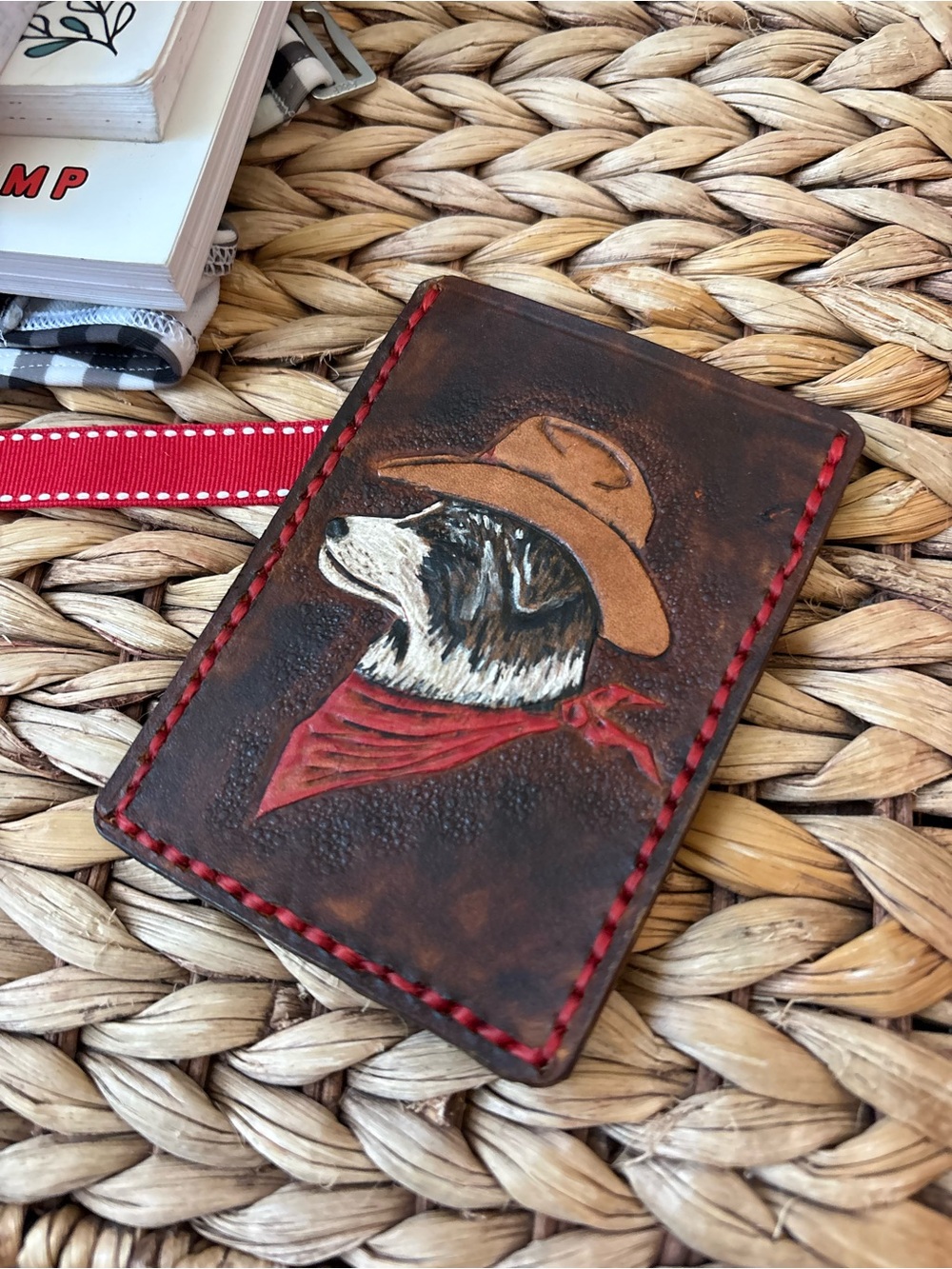 Cowboy dog wallet
